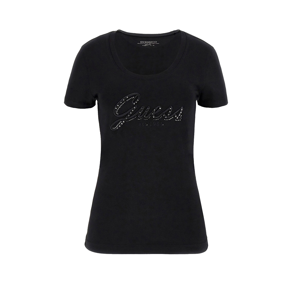 GUESS CN SS EMBRO SCRIPT LOGO TEE ΜΠΛΟΥΖΑ ΓΥΝΑΙΚΕΙΟ W5YI46J1314 3