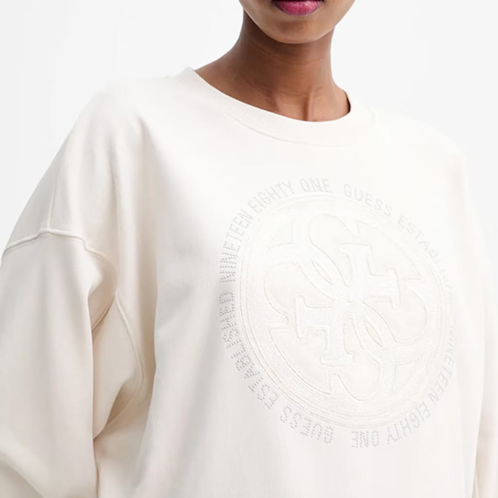 GUESS CN 4G LOGO HOTFIX SWEATSHIRT ΦΟΥΤΕΡ ΓΥΝΑΙΚΕΙΟ W5YQ07KB681 3