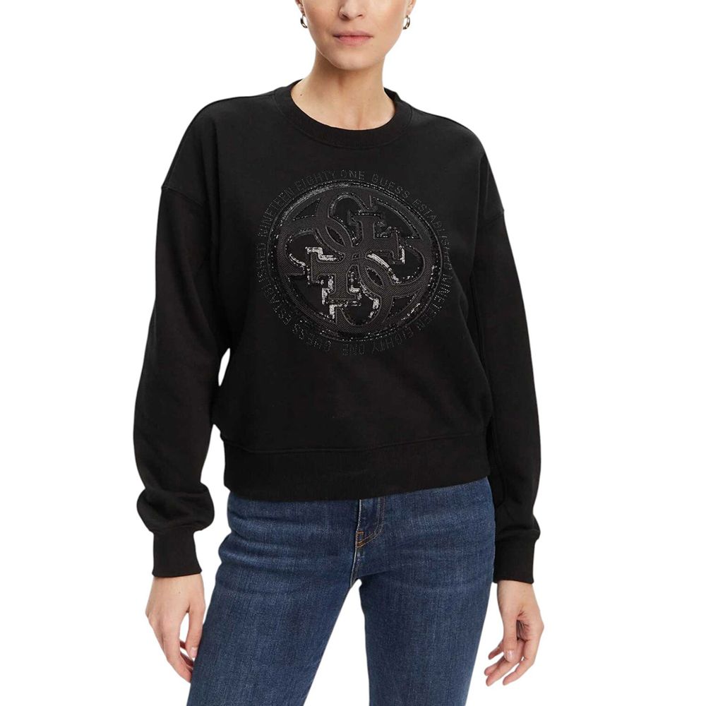 GUESS CN 4G LOGO HOTFIX SWEATSHIRT ΦΟΥΤΕΡ ΓΥΝΑΙΚΕΙΟ W5YQ07KB681 1