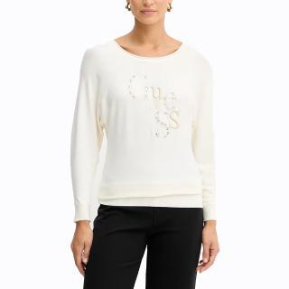 GUESS BAT SLEEVE KASSIDY LOGO SWTR ΠΛΕΚΤΟ ΓΥΝΑΙΚΕΙΟ W5YR22Z2NQ2
