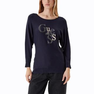 GUESS BAT SLEEVE KASSIDY LOGO SWTR ΠΛΕΚΤΟ ΓΥΝΑΙΚΕΙΟ W5YR22Z2NQ2