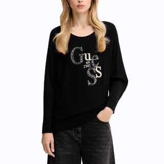 GUESS BAT SLEEVE KASSIDY LOGO SWTR ΠΛΕΚΤΟ ΓΥΝΑΙΚΕΙΟ W5YR22Z2NQ2
