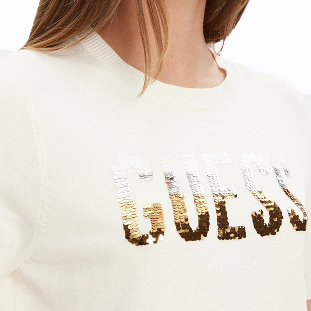 GUESS SS CN LAYLA BOXY LOGO SWTR ΠΛΕΚΤΟ ΓΥΝΑΙΚΕΙΟ W5YR25Z2NQ2 3