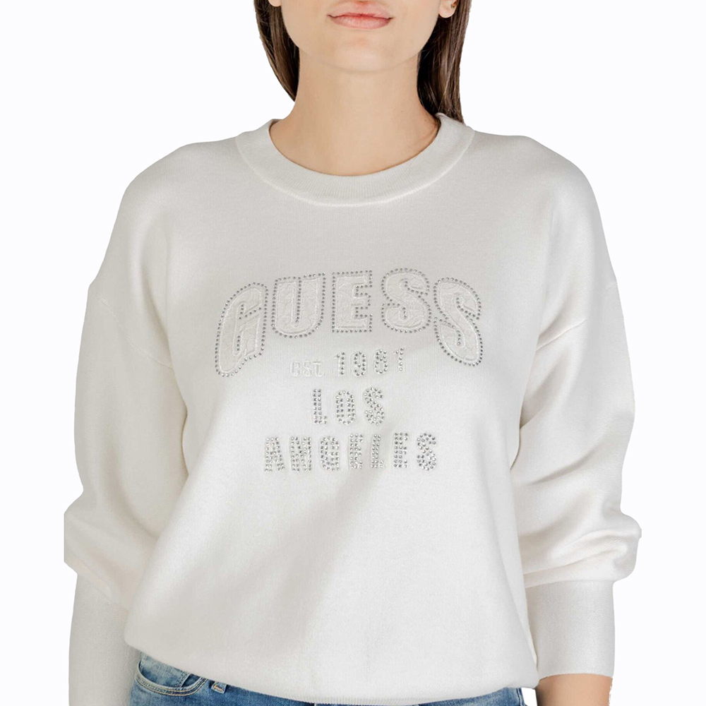 GUESS LS CN LEIGHTON LOGO SWTR ΠΛΕΚΤΟ ΓΥΝΑΙΚΕΙΟ W5YR26Z26I2 3