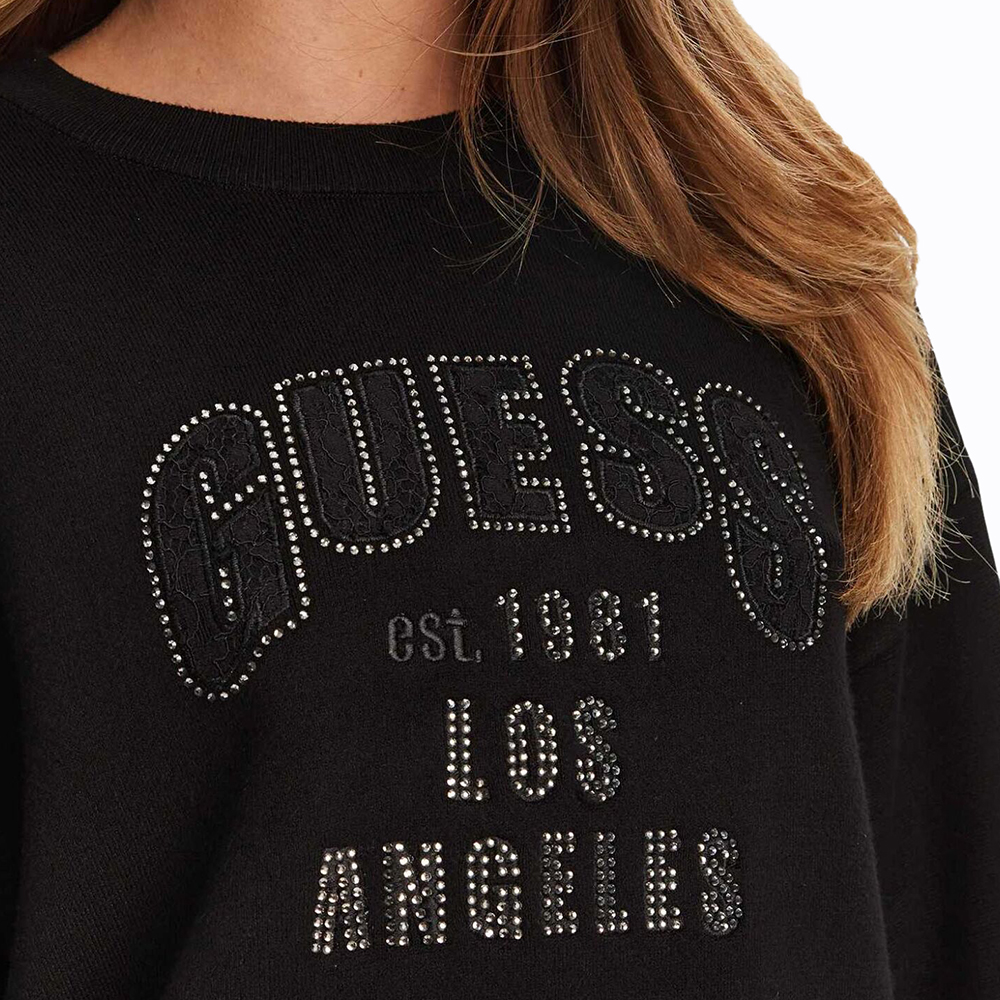 GUESS LS CN LEIGHTON LOGO SWTR ΠΛΕΚΤΟ ΓΥΝΑΙΚΕΙΟ W5YR26Z26I2 3