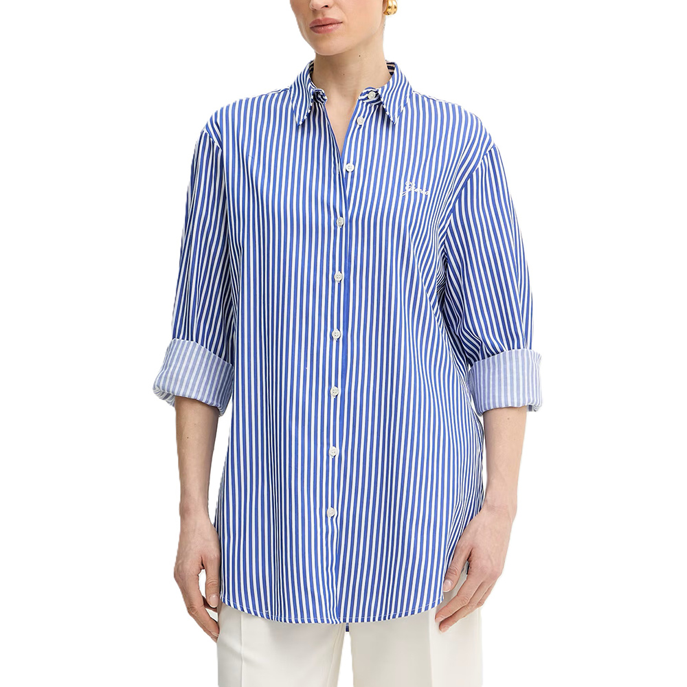 GUESS LS TECLA OVERSIZED SHIRT ΠΟΥΚΑΜΙΣΟ ΓΥΝΑΙΚΕΙΟ W6GH39W1849 1