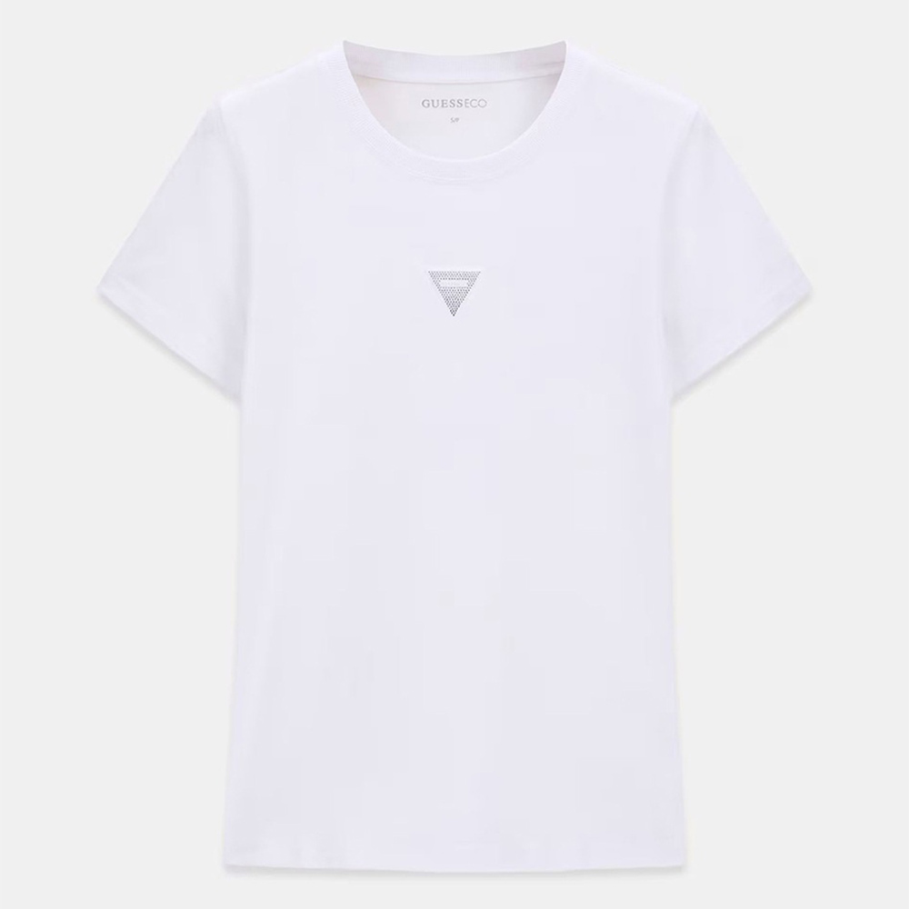 GUESS SS CN MINI STRASS TRIANGLE TEE ΜΠΛΟΥΖΑ ΓΥΝΑΙΚΕΙΟ W6GI10K3025 3