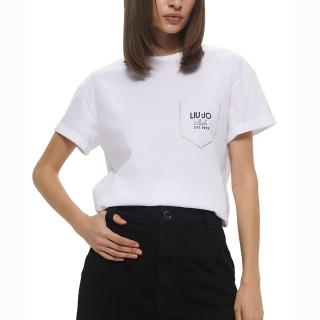 LIU JO WHITE_WA5J01__ECS T-SHIRT MODA M/C ΜΠΛΟΥΖΑ ΓΥΝΑΙΚΕΙΟ WA5145J4893