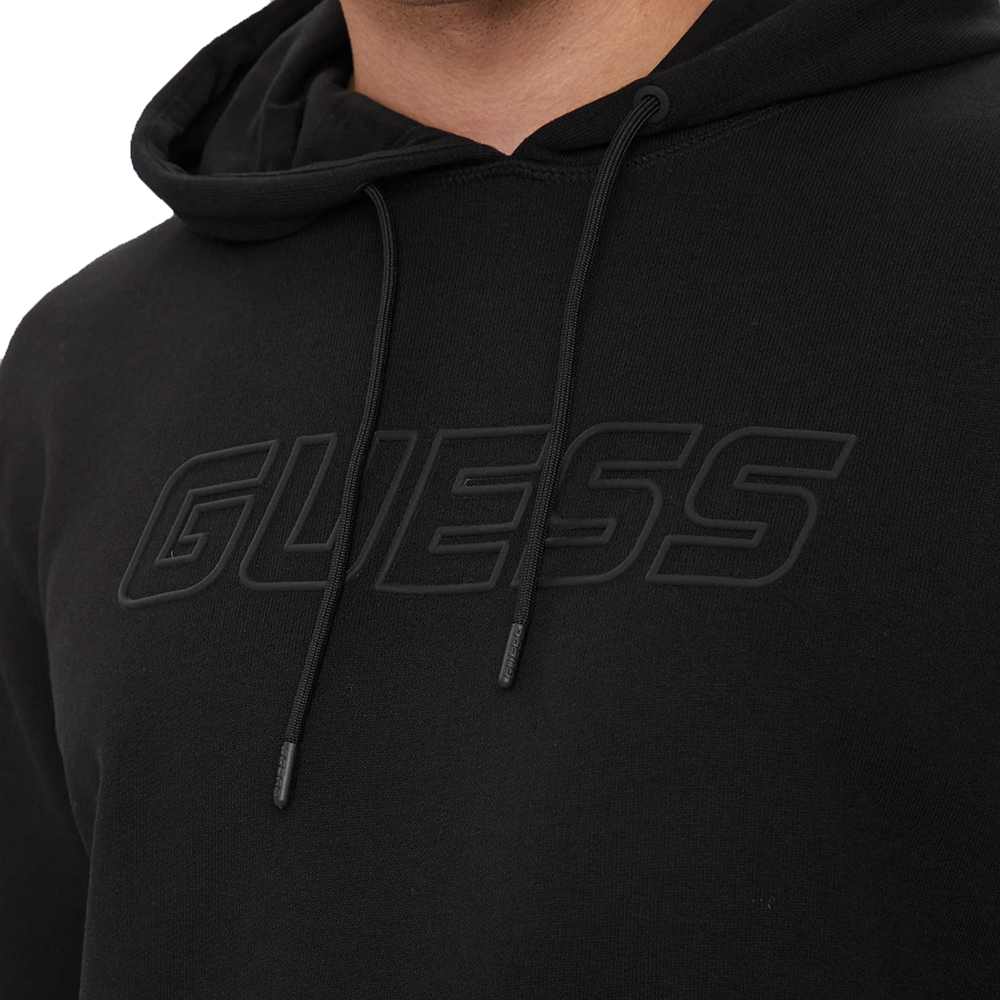 GUESS ALDWIN NEW HOODIE - COTTON-POLY RECYCLED UNBRUSHED ΦΟΥΤΕΡ M Z4YQ12KAIJ1 3