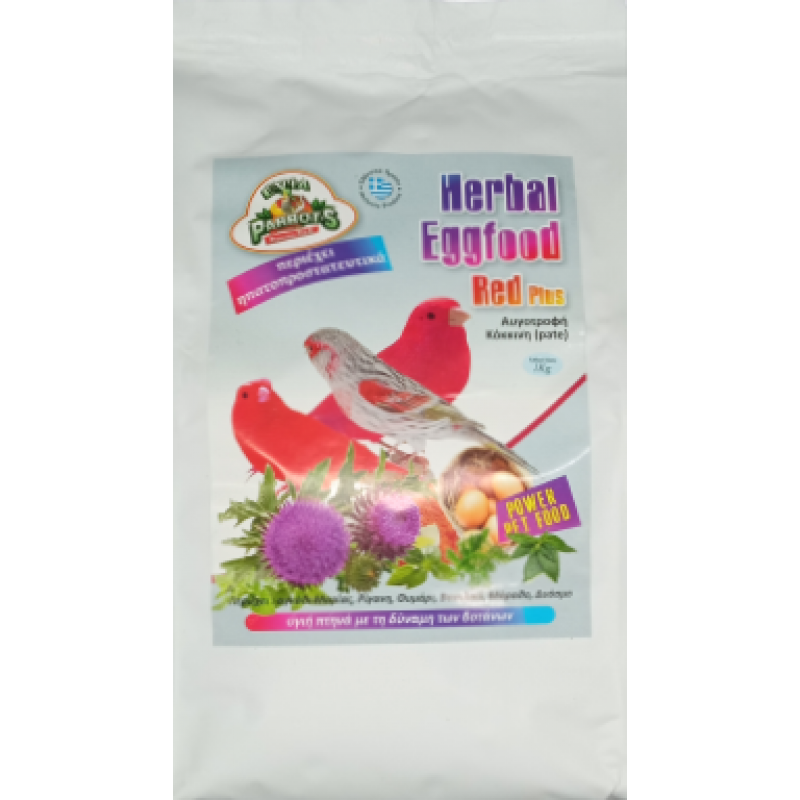 EVIA PARROTS HERBALL EGGFOOD RED PLUS 1 KG
