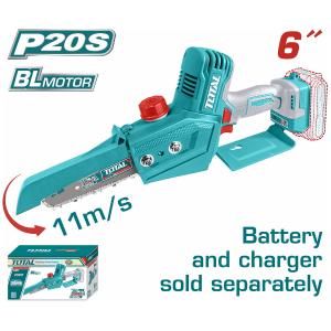 TOTAL ΕΠΑΓΓ.ΑΛΥΣΟΠΡΙΟΝΟ ΚΛΑΔΕΥΤΙΚΟ ΜΠΑΤ. Li-ion 20V ΧΩΡΙΣ ΜΠΑΤΑΡΙΑ & ΦΟΡΤΙΣΤΗ TGSLI2068 - 8542