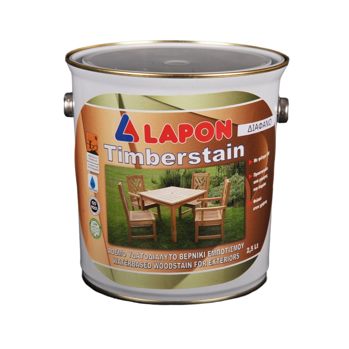 LAPON TIMBERSTAIN 0.75Lt ΜΑΟΝΙ ΕΤΟΙΜΟ ΒΕΡΝΙΚΙ ΕΜΠΟΤΙΣΜΟΥ ΓΙΑ ΞΥΛΑ