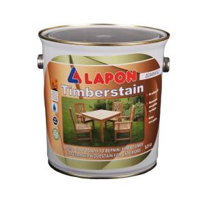 LAPON TIMBERSTAIN 0.75Lt ΕΤΟΙΜΟ ΒΕΡΝΙΚΙ ΕΜΠΟΤΙΣΜΟΥ ΓΙΑ ΞΥΛΑ ΔΙΑΦΑΝΟ-ΣΑΤΙΝΕ ΧΡΩΜΑ - 10118