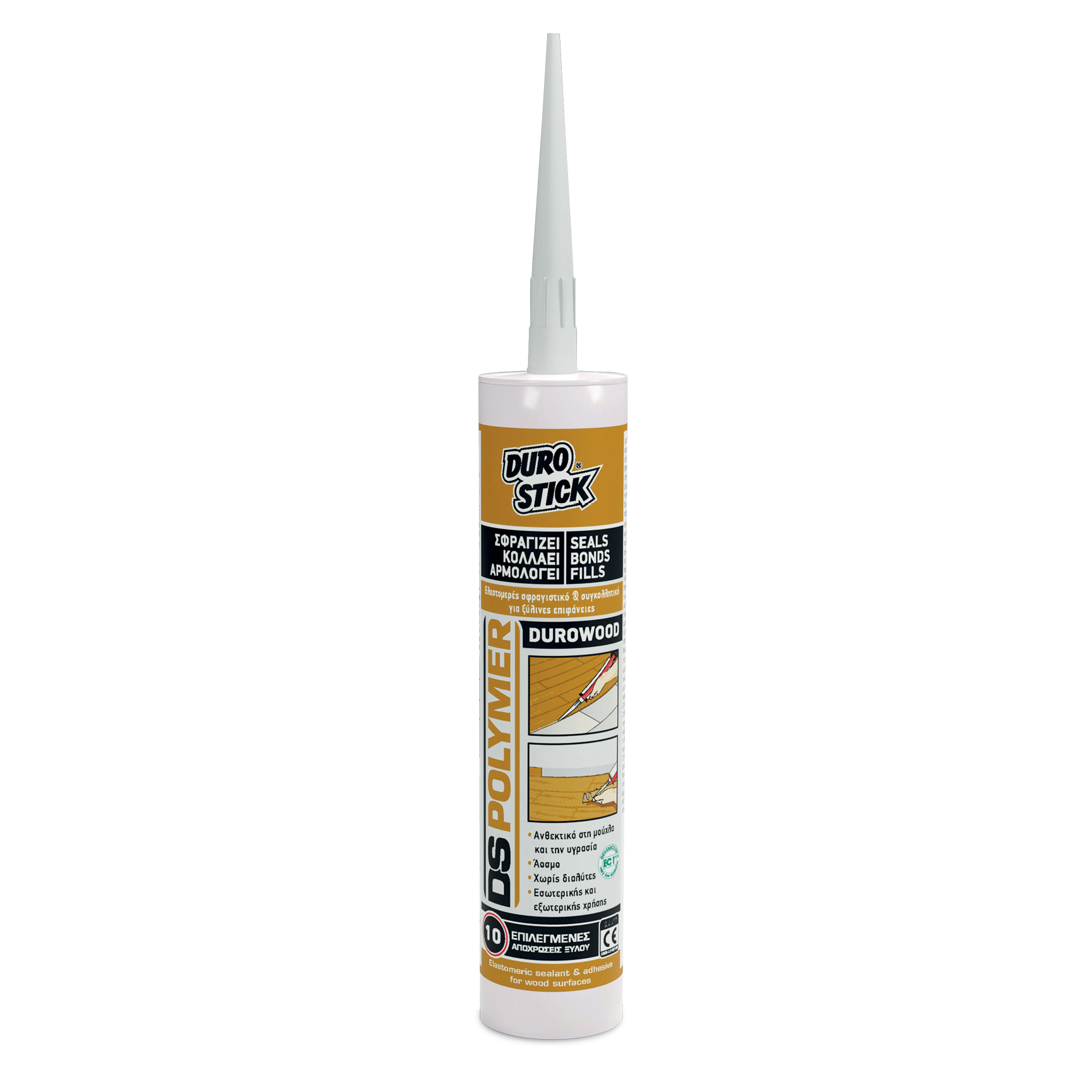 DUROSTICK DUROWOOD DS-POLYMER ΚΑΡΥΔΙΑ  340gr (ΣΙΛΙΚΟΝΗ ΞΥΛΟΥ )