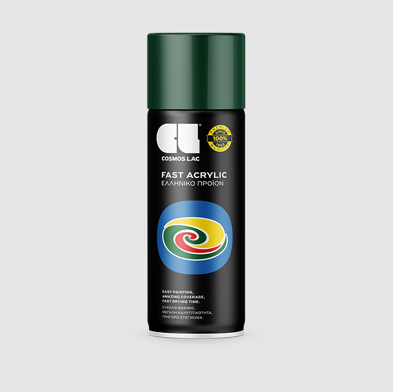 COSMOLAC SPRAY ΑΚΡΥΛΙΚΟ RAL6005 MOSS GREEN  400ml