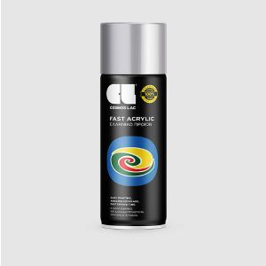 COSMOLAC SPRAY ΑΚΡΥΛΙΚΟ  R307  BRIGHT SILVER  400ml - 9854