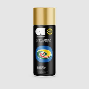 COSMOS LAC SPRAY ΑΚΡΥΛΙΚΟ R308 BRIGHT GOLD 400ml - 9899