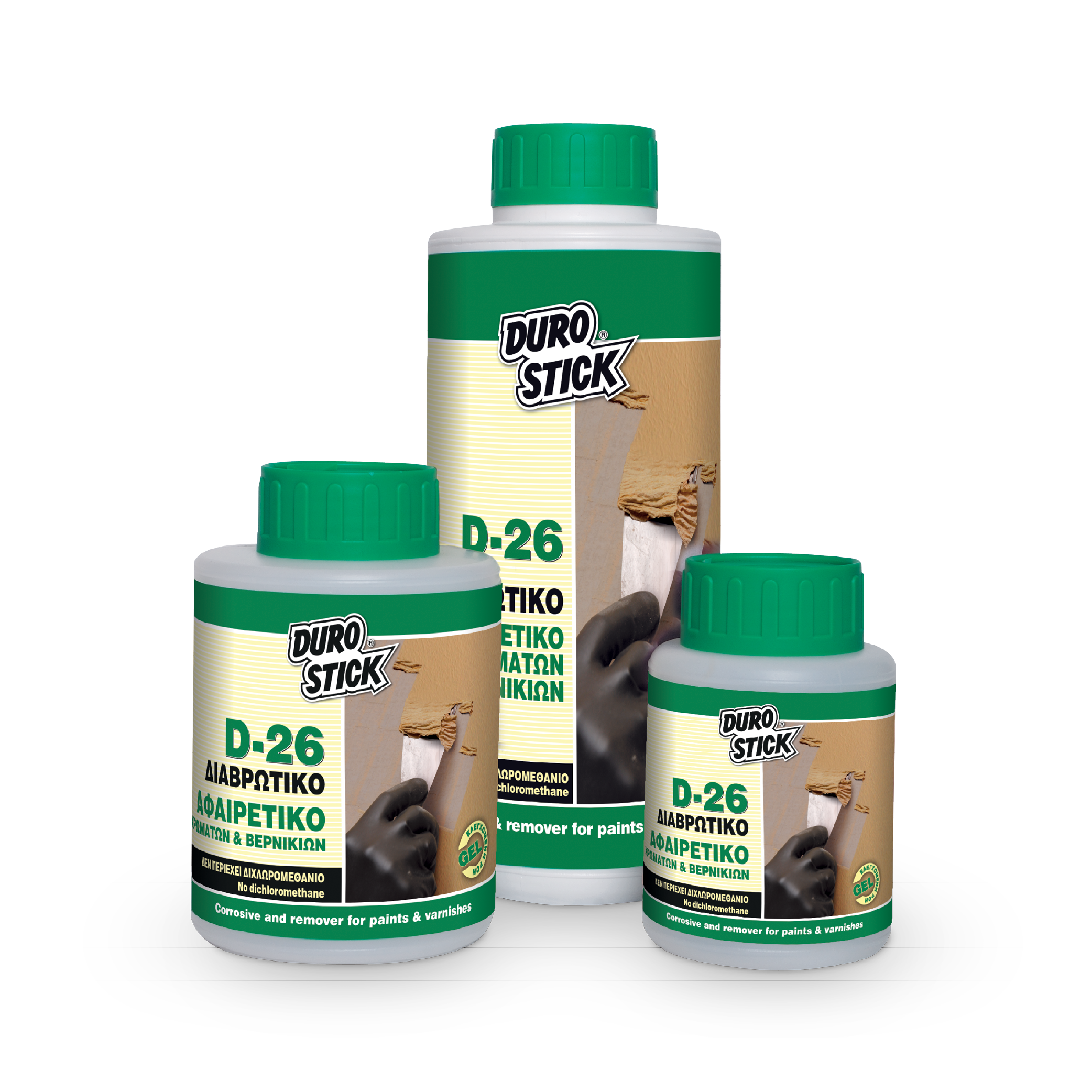 DUROSTICK D-26 ΔΙΑΒΡΩΤΙΚΟ & ΑΦΑΙΡΕΤΙΚΟ ΧΡΩΜΑΤΩΝ -ΒΕΡΝΙΚΙΩΝ 500ML
