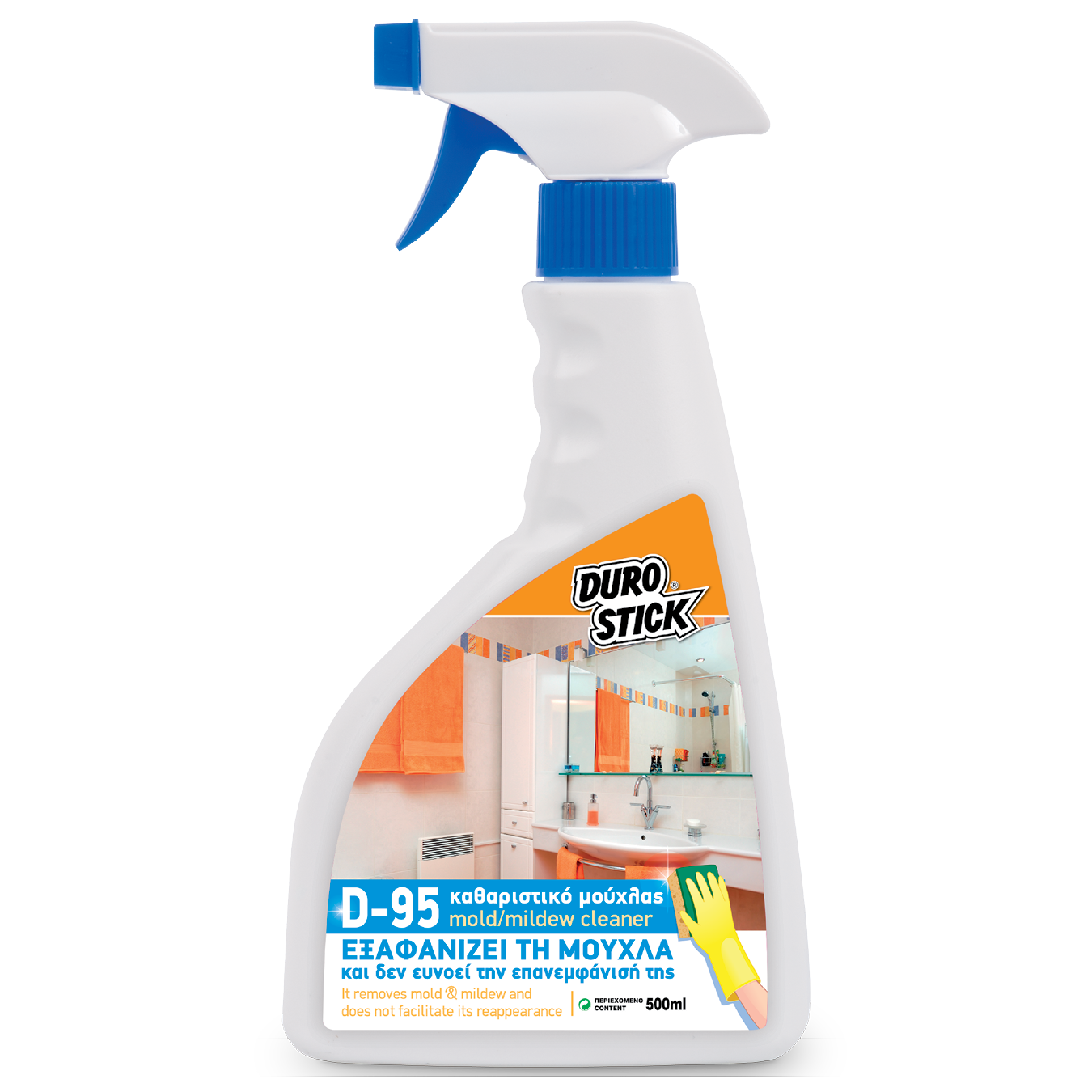 DUROSTICK D-95 CLEANER 500ml Καθαριστικό υγρό για μούχλα