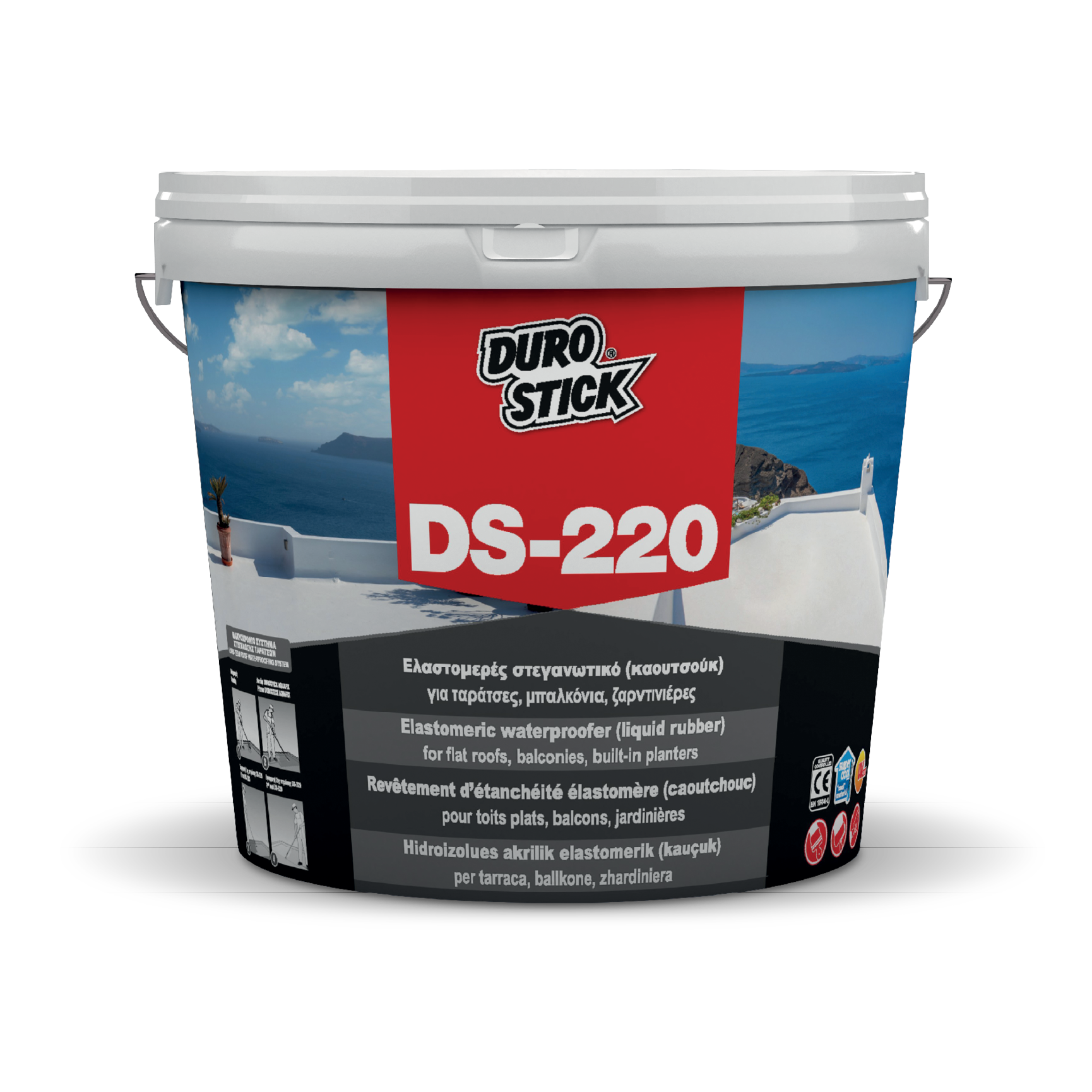 DUROSTICK DS-220 5Kg ΕΛΑΣΤΟΜΕΡΕΣ ΣΤΕΓΑΝΩΤΙΚΟ ΤΑΡΑΤΣΩΝ (ΚΑΟΥΤΣΟΥΚ)