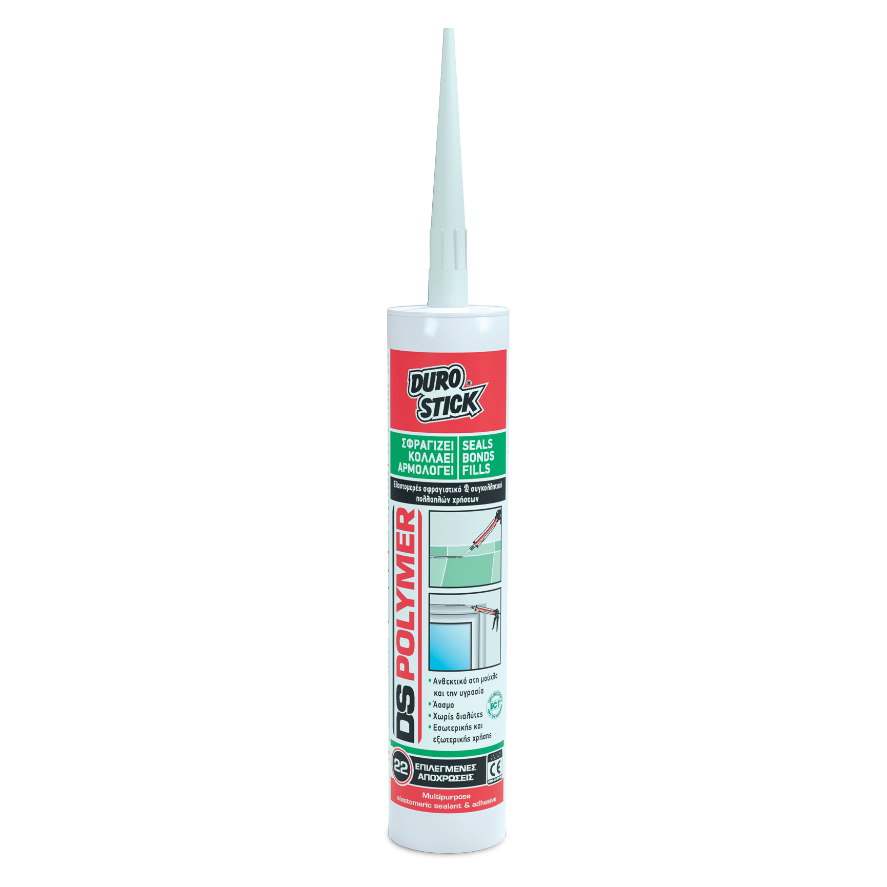 DUROSTICK DS-POLYMER 340gr ΣΙΛΙΚΟΝΗ ΜΠΑΧΑΜΑ