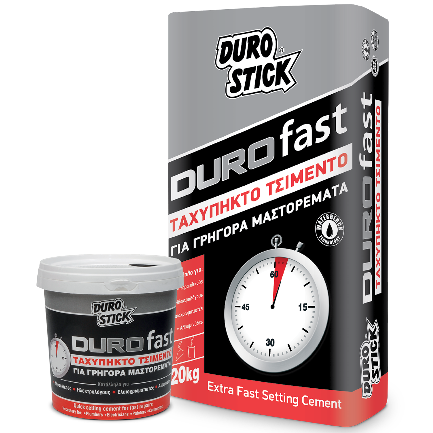 DUROSTICK DUROFAST 1Kg ΤΣΙΜΕΝΤΟ ΤΑΧΕΙΑΣ ΠΗΞΕΩΣ