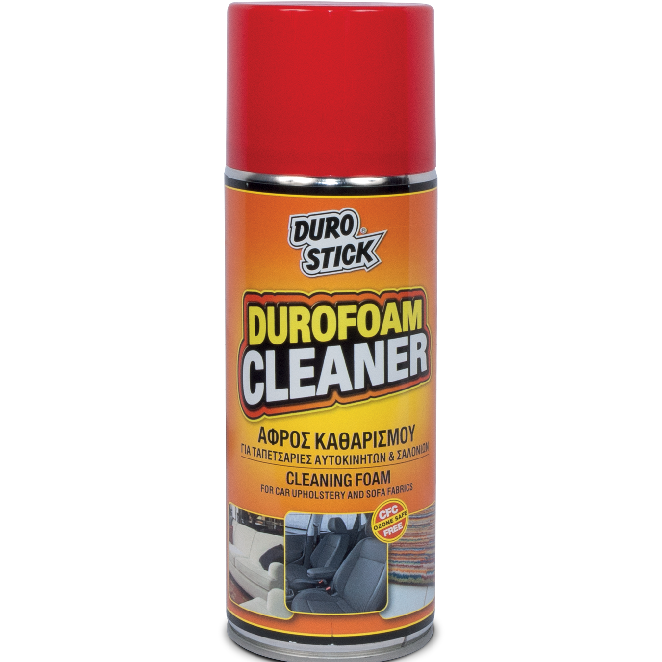 DUROSTICK ΚΑΘΑΡΙΣΤΙΚΟ ΤΑΠΕΤΣΑΡΙΑΣ 400ml DUROFOAM CLEANER