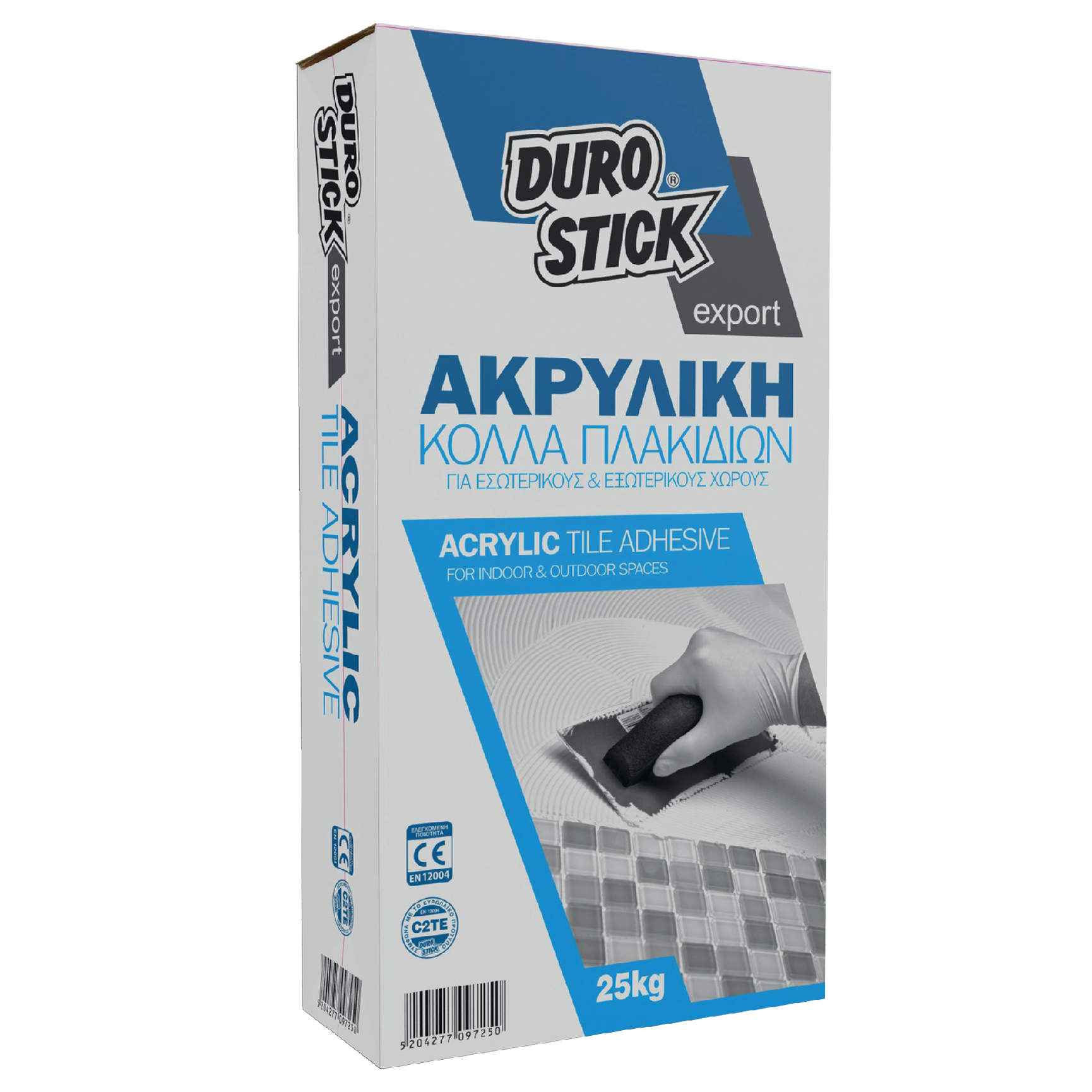 DUROSTICK EXPORT ΚΟΛΛΑ ΠΛΑΚΙΔΙΩΝ ΑΚΡΥΛΙΚΗ 25Kg