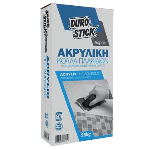 DUROSTICK EXPORT ΚΟΛΛΑ ΠΛΑΚΙΔΙΩΝ ΑΚΡΥΛΙΚΗ 25Kg - 9741