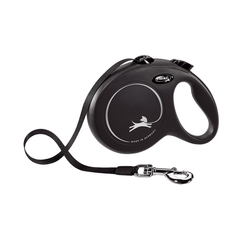 ΟΔΗΓΟΣ ΠΤΥΣΣΟΜΕΝΟΣ FLEXI CLASSIC ΙΜΑΝΤΑΣ 5M-50KG ΜΑΥΡΟΣ
