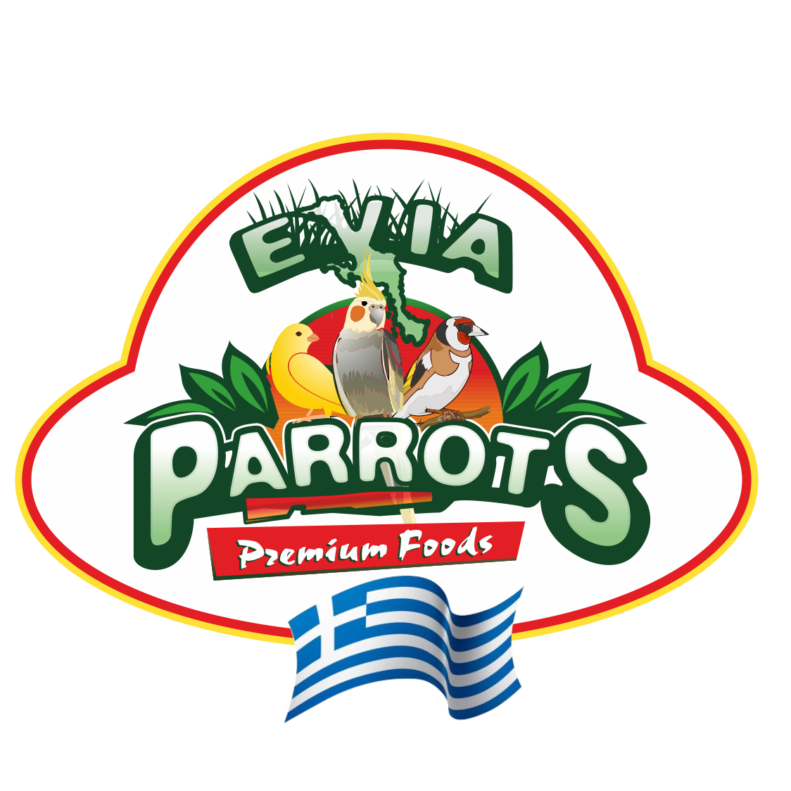 EVIA PARROTS HERBALL EGGFOOD WHITE PLUS 1 kg