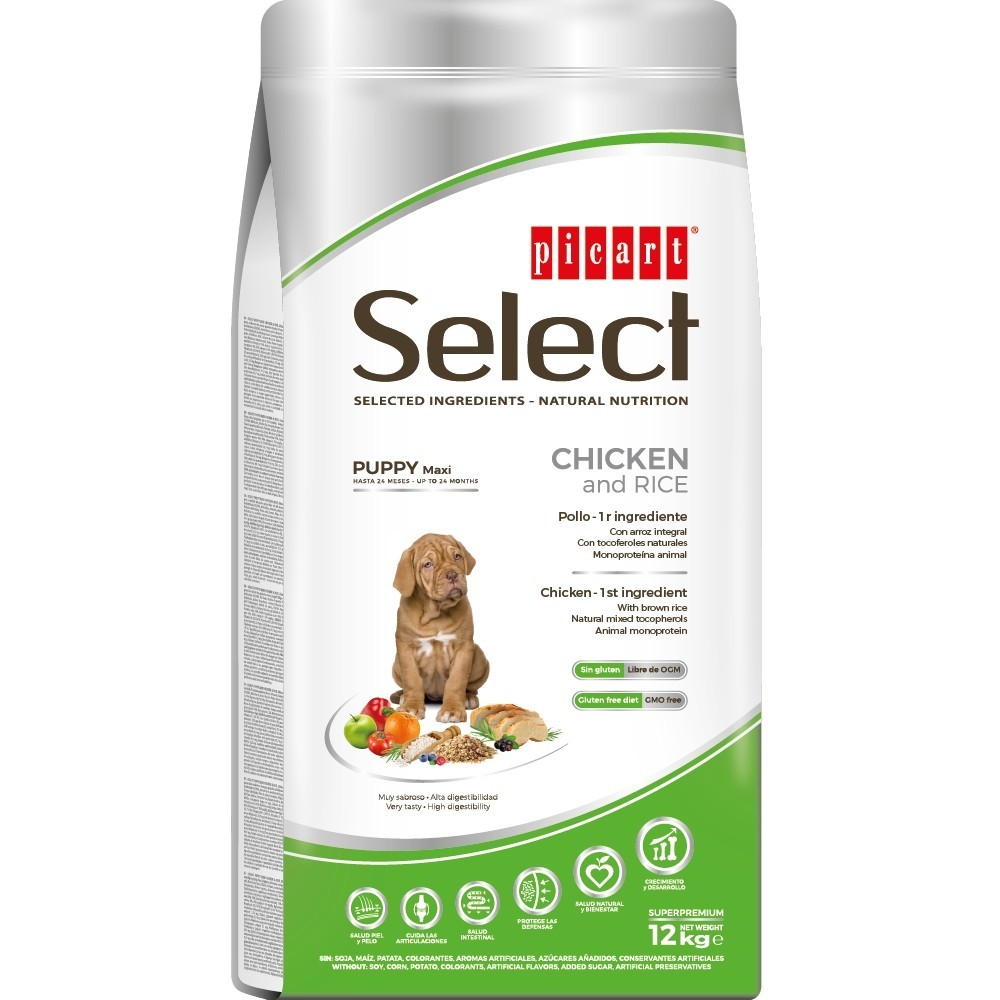 PICART SELECT PUPPY MAXI CHICKEN & RICE 12 Kg