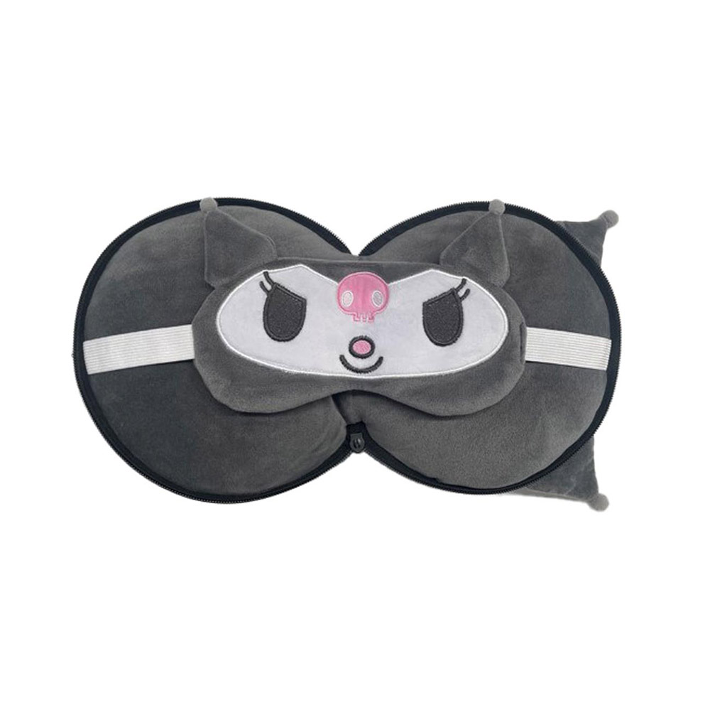 Μαξιλάρι Λαιμού με Μάσκα Ύπνου Kuromi 490248 Luna - 1