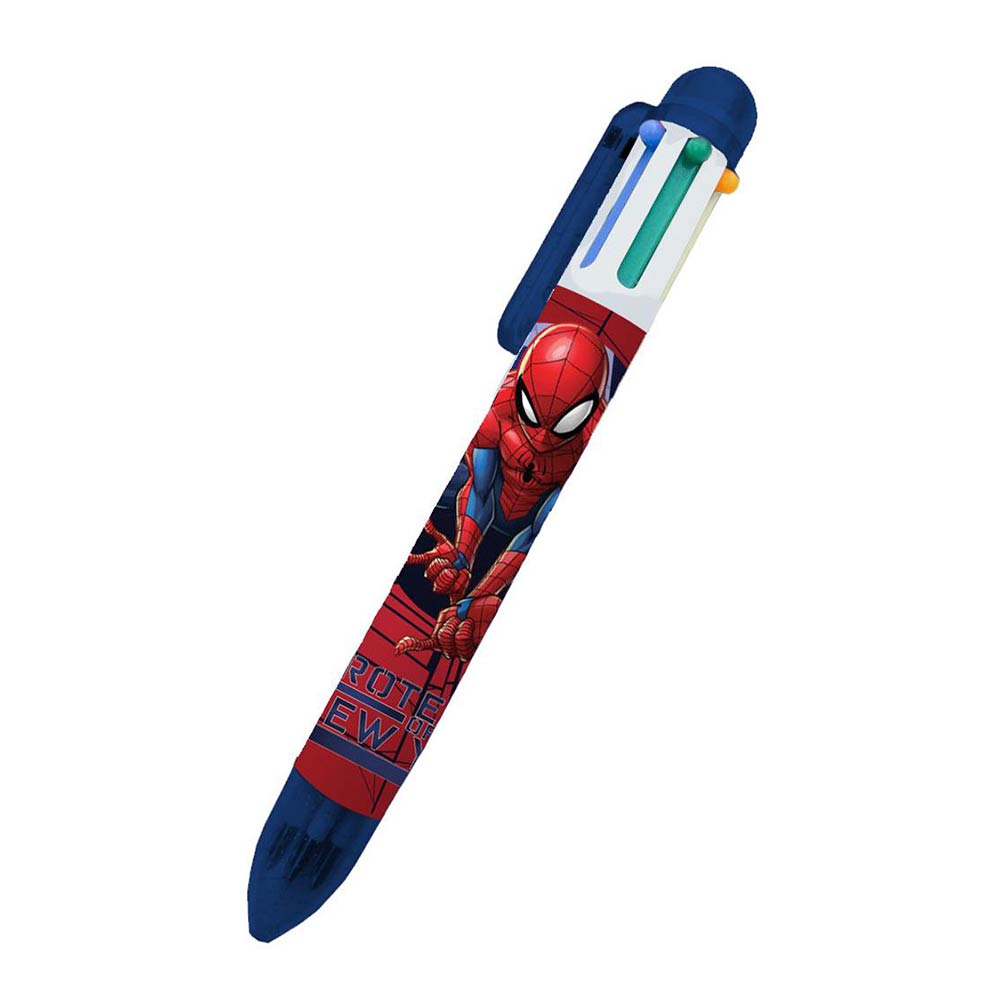 Στυλό Mε Πολύχρωμο Μελάνι Marvel Spiderman Μπλε 508163 Diakakis - 56902