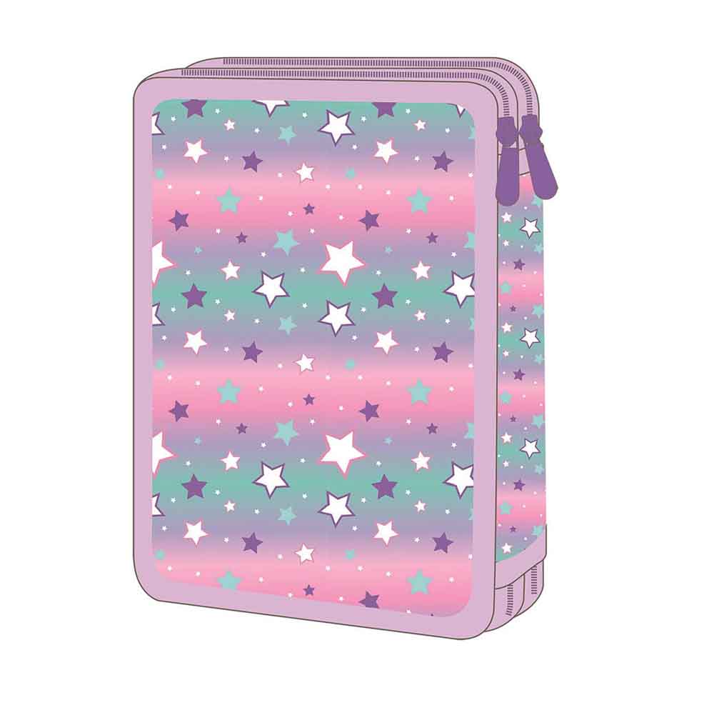 Κασετίνα Διπλή Γεμάτη Με 2 Θήκες Fashion Girl 587248 Must - 1