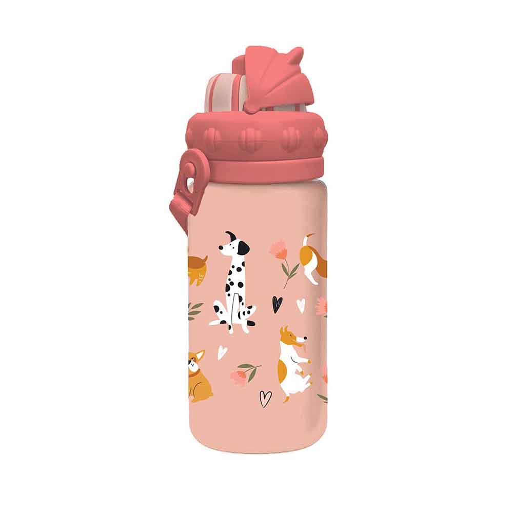 Παγούρι Πλαστικό με Καλαμάκι 430ml 4 Σχέδια 587458 Must - 1