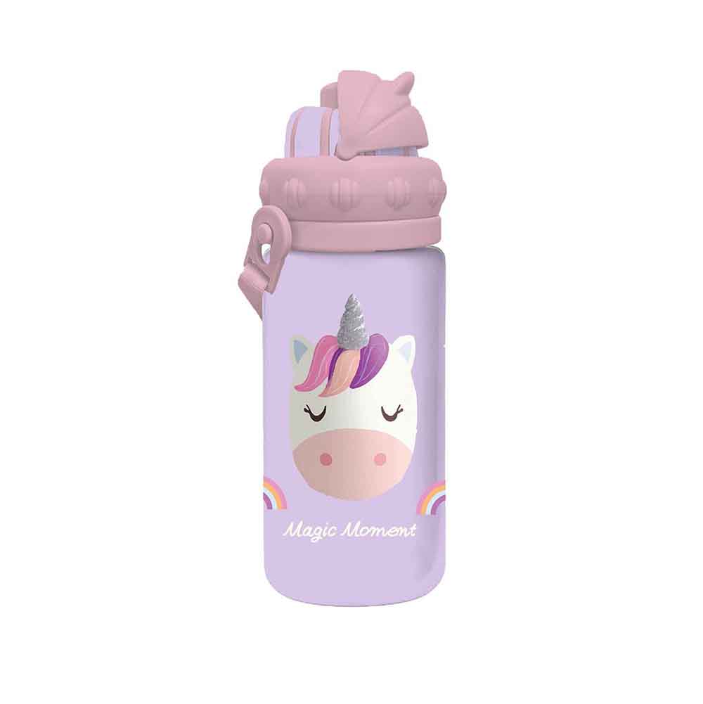 Παγούρι Πλαστικό με Καλαμάκι 430ml 4 Σχέδια 587458 Must - 2