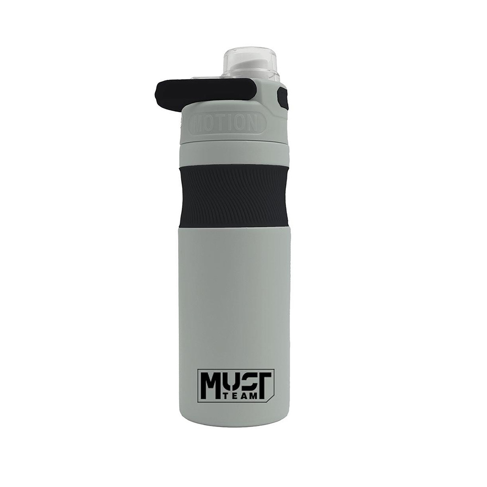 Παγούρι Ανοξείδωτο 500ml Γκρί/Μαύρο 587495 Must - 115720