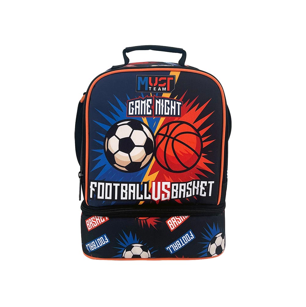 Τσαντάκι Φαγητού Χειρός/Ώμου Ισοθερμικό Football VS Basketball 587647 Must - 119230