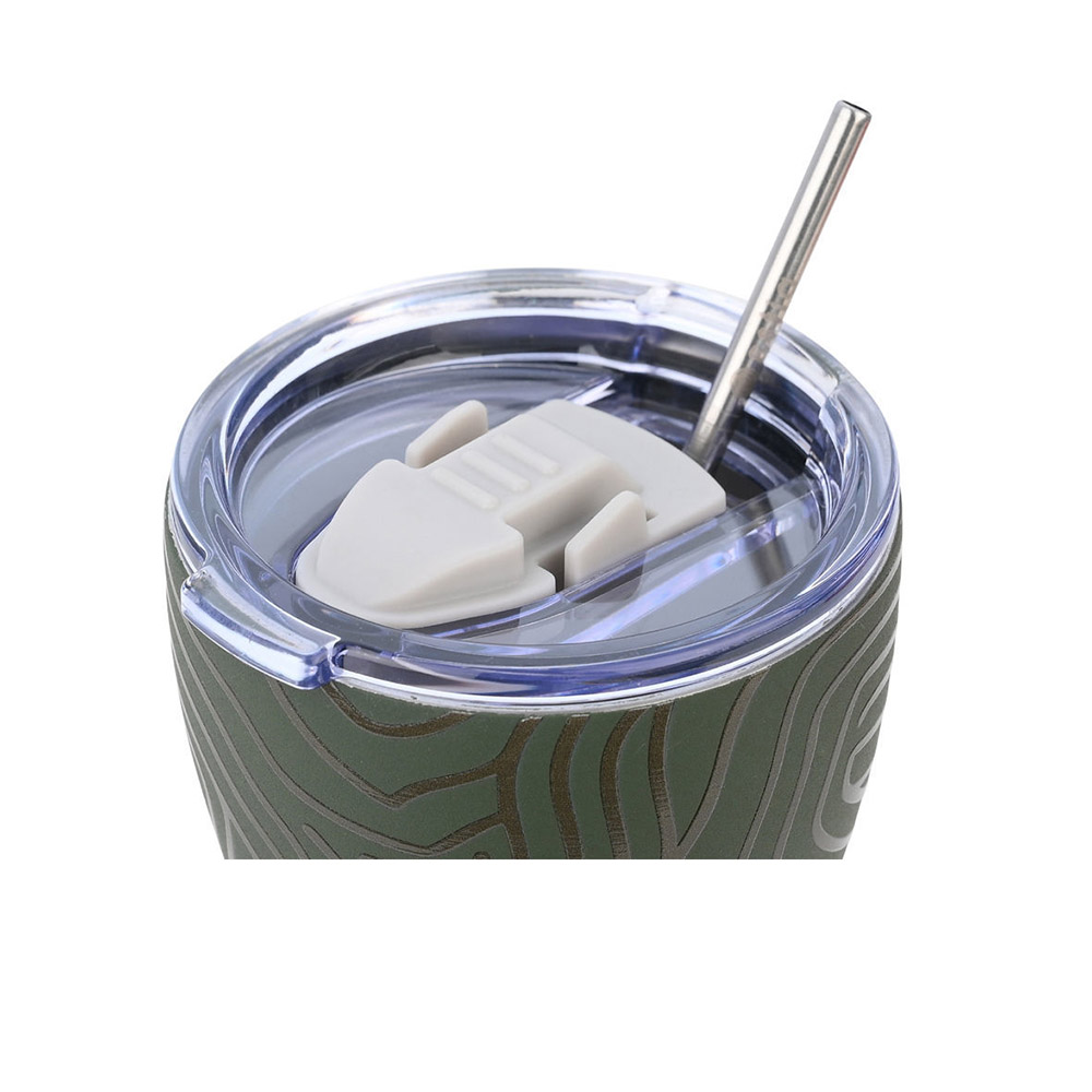 Ποτήρι Θερμός Ανοξείδωτο Coffee Mug Save The Aegean - Olive Flow 350ml 31725 Estia - 2