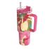 Ποτήρι Θερμός με Καλαμάκι Rambler Pink Flambe XL 1200ml 40040 Quokka  - 0