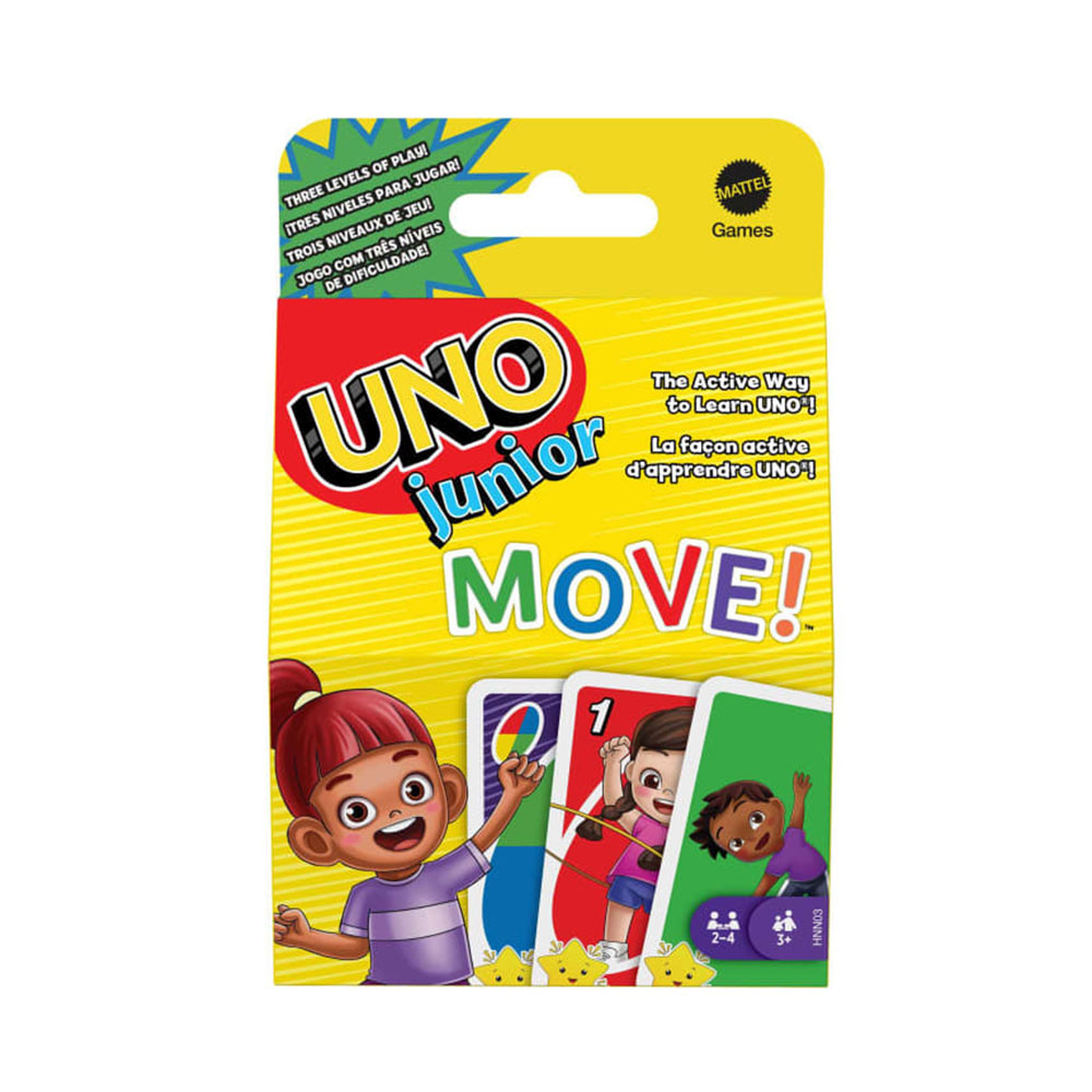 Επιτραπέζιο Παιχνίδι Uno Junior Move HNN03 Mattel - 67329