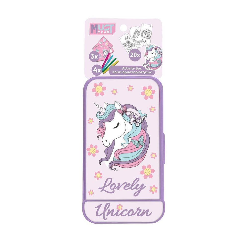 Κουτί Δραστηριοτήτων Lovely Unicorn 28x2x10 εκ. 586512 Must - 106859
