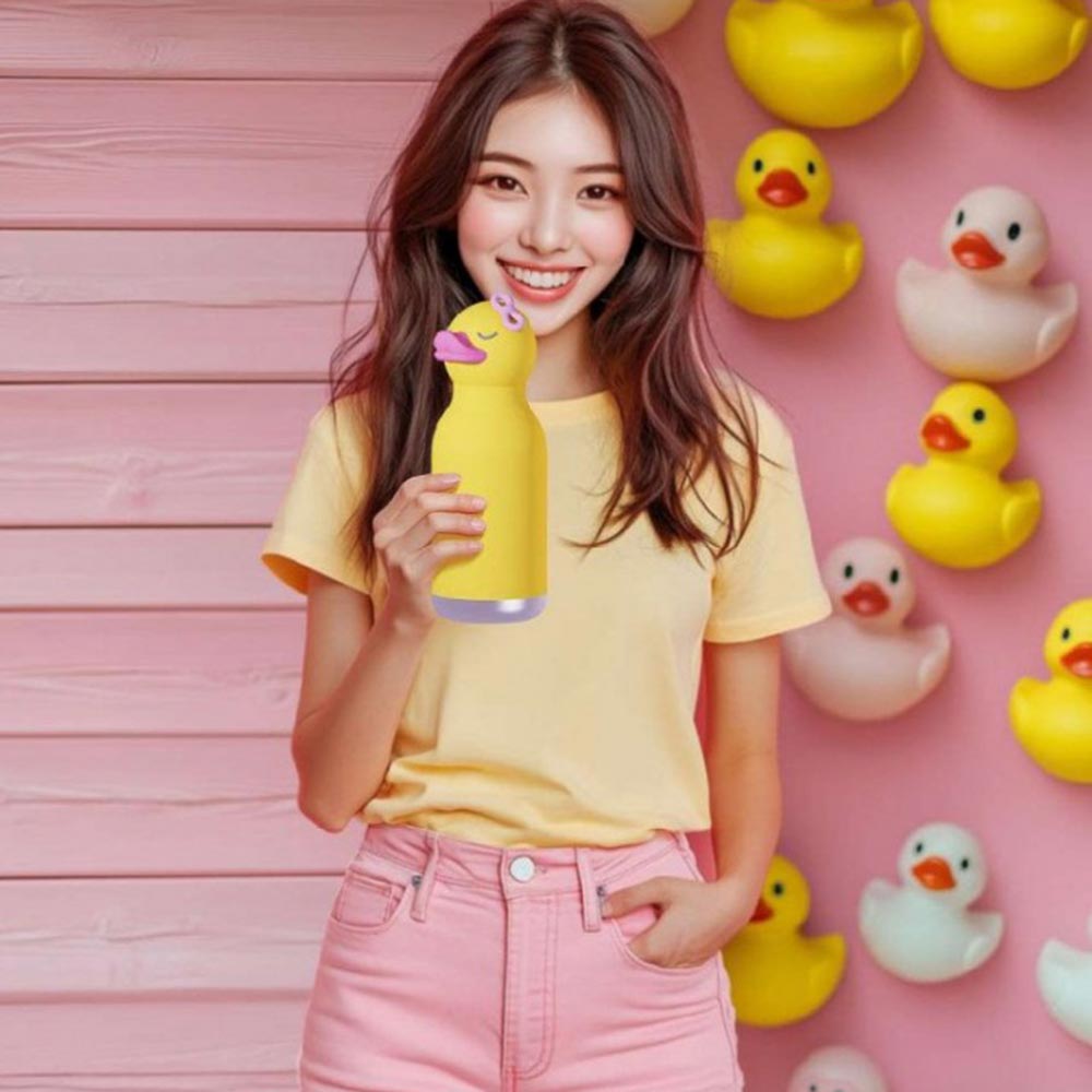Μπουκάλι Θερμός Ανοξείδωτο Bestie Ducky 460ml 05836 Asobu - 1