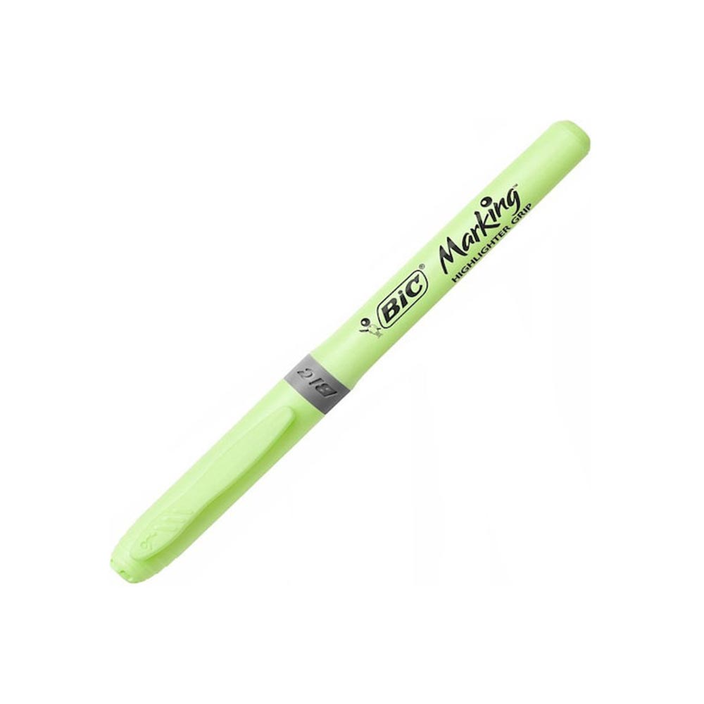 Μαρκαδόρος Υπογράμμισης Grip Pastel Πράσινο Bic  - 125009