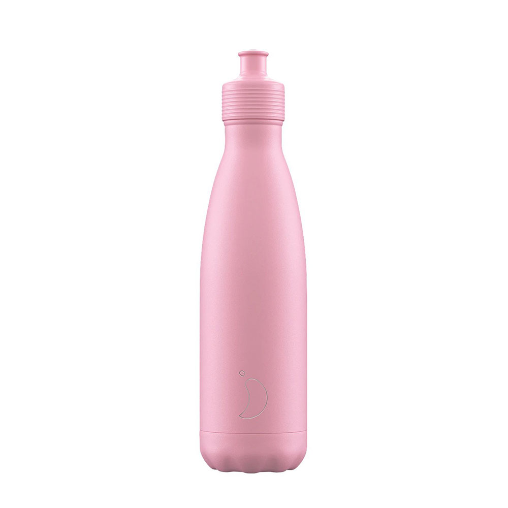 Μεταλλικό Ανοξείδωτο Παγούρι Θερμός Sports Pastel Pink 500ml 23105 Chilly's