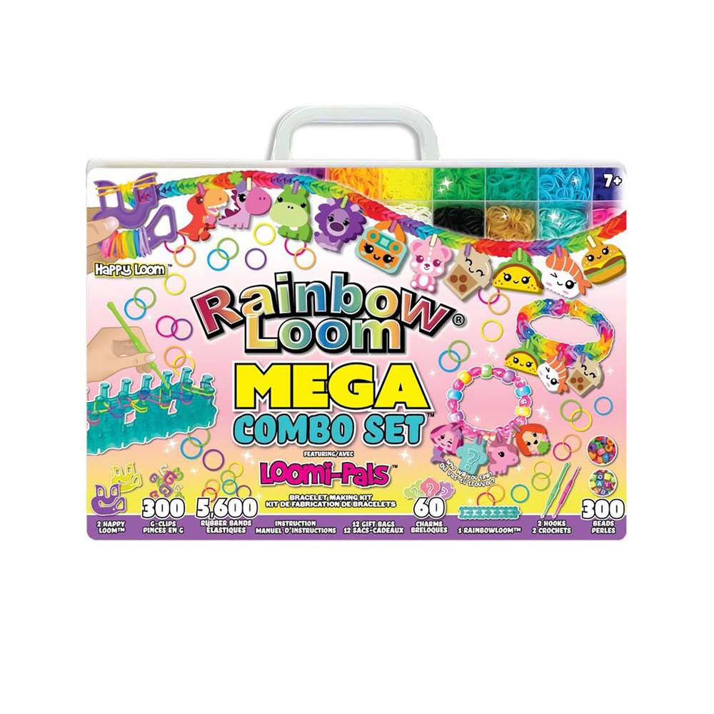 Σετ Κατασκευής Κοσμημάτων Loomi-Pals Mega Combo R0101 Rainbow Loom - 64281