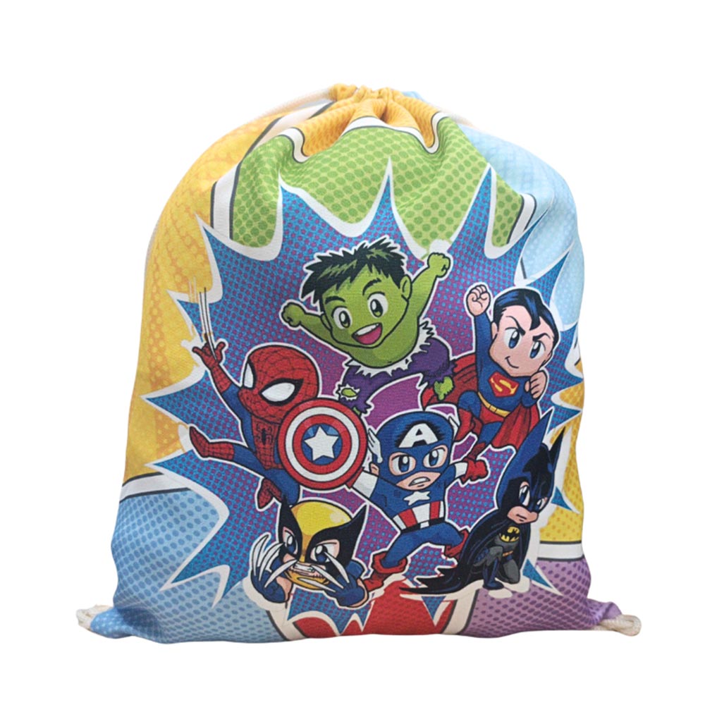 Σακίδιο Πλάτης / Πουγκί Super Heroes 35x30 - 115496