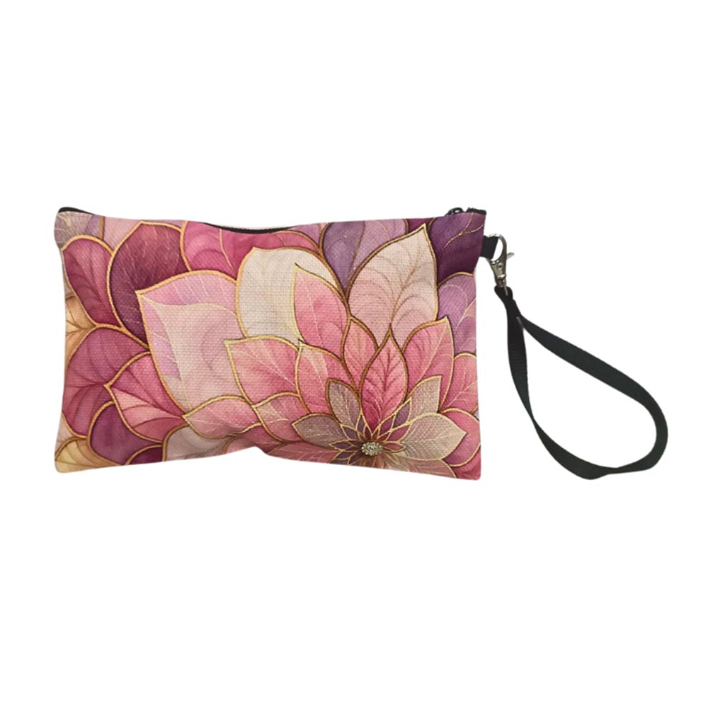 Τσαντάκι Νεσεσέρ με Εκτύπωση Pink Floral - 117127