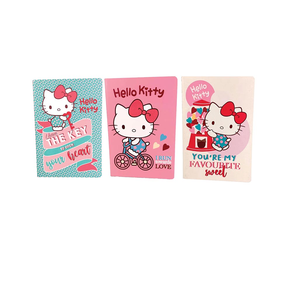 Σετ Σημειωματάρια Α5 3 Τεμάχια Hello Kitty Sweatheart 335-74003 Gim - 106291